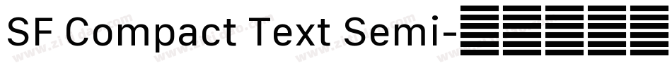 SF Compact Text Semi字体转换